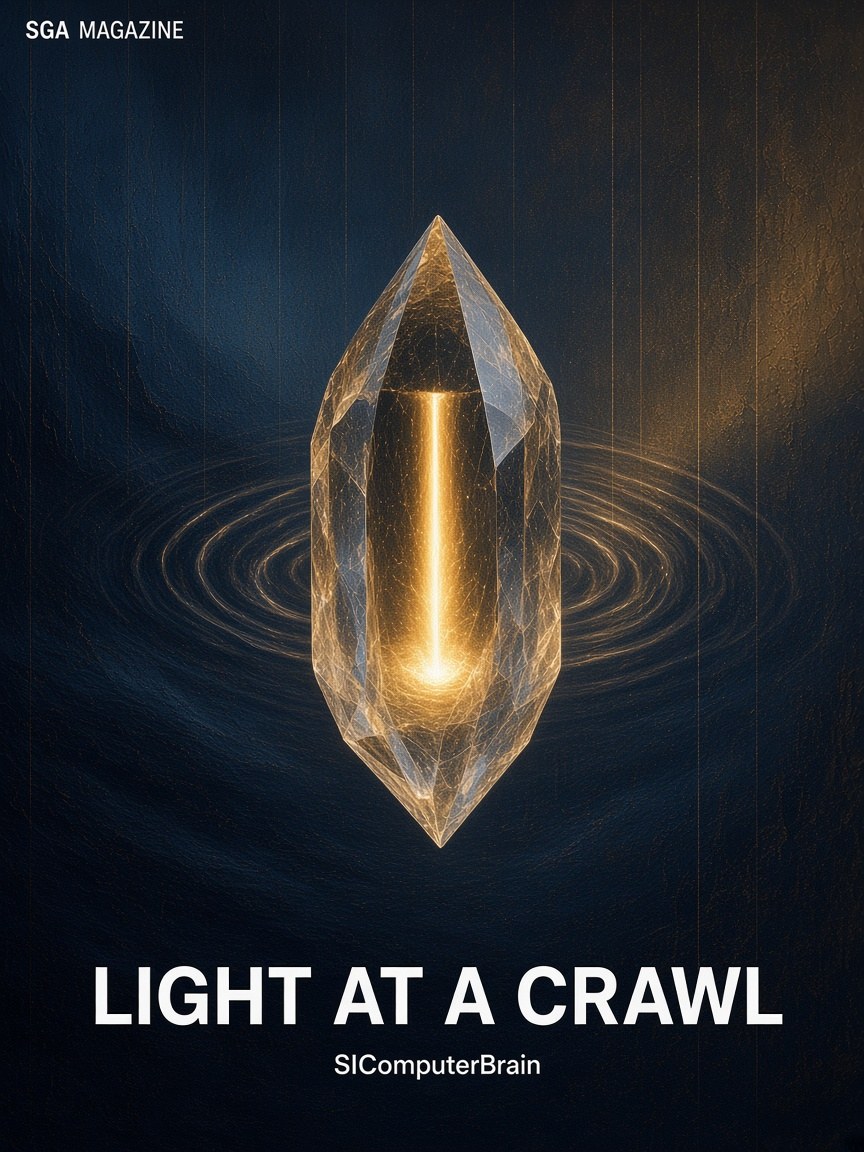 Cover of Light at a Crawl, Gravity in a Whisper