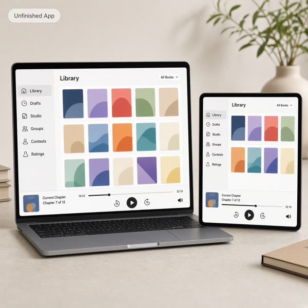 Cover of Reading Room Library – Unfinished App