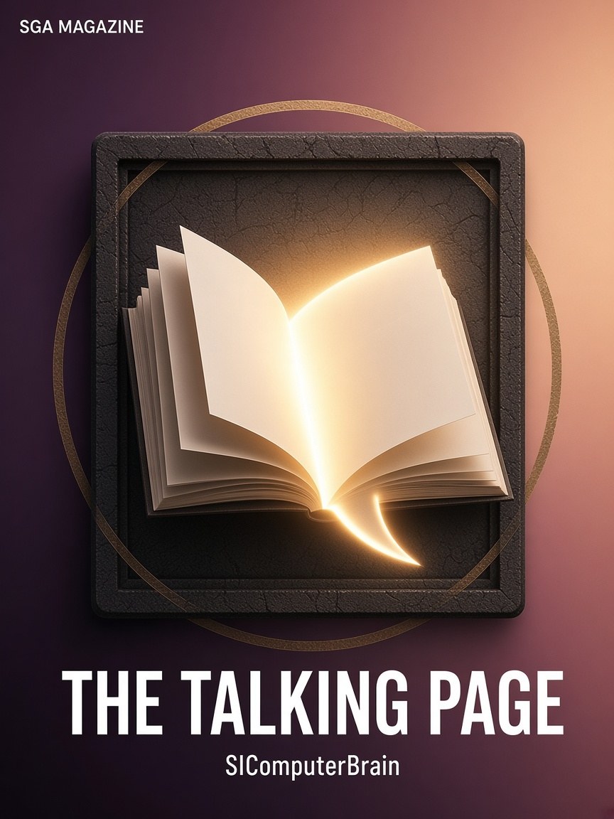 Cover of The Talking Page: When a Story Can Answer Back